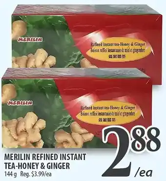 Al Premium Food Mart Merilin refined instant tea-honey & ginger offer