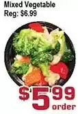 Top Food Supermarket Mixed vegetable offer