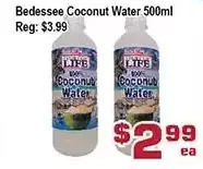 Top Food Supermarket Bedessee coconut water offer
