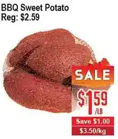 Skyland Foodmart Bbq sweet potato offer
