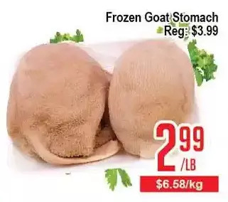 Skyland Foodmart Frozen goat stomach offer