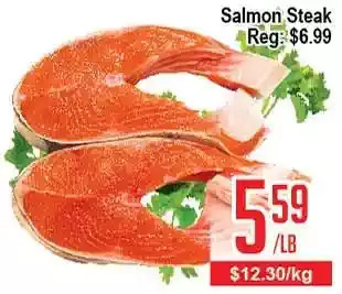 Skyland Foodmart Salmon steak offer