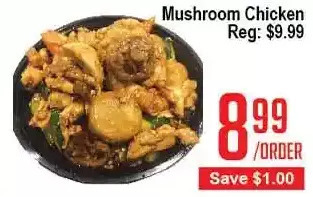 Skyland Foodmart Mushroom chicken offer