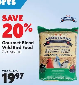 Home Hardware Gourmet blend wild bird food offer