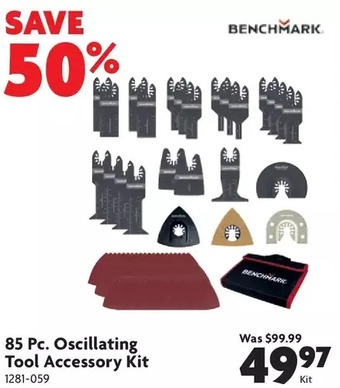 Home Hardware 85 pc. oscillating tool accessory kit offer