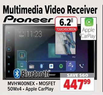 2001 Audio Video Pioneer multimedia video receiver offer