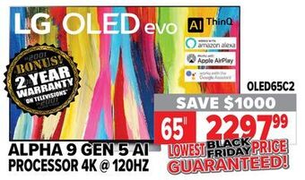 2001 Audio Video Alpha 9 gen 5 ai processor 4k @ 120hz offer