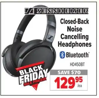 2001 Audio Video Sennheiser noise closed-back cancelling headphones offer
