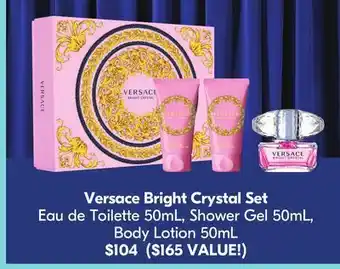 Shoppers Drug Mart Versace bright crystal set offer