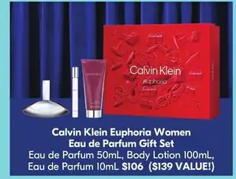 Shoppers Drug Mart Calvin klein euphoria women eau de parfum gift set offer