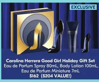 Shoppers Drug Mart Carolina herrera good girl holiday gift set offer