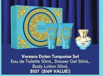 Shoppers Drug Mart Versace dylan turquoise set offer