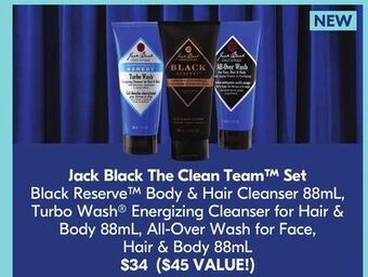 Shoppers Drug Mart Jack black the clean team™ set offer