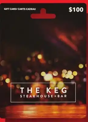 Shoppers Drug Mart The keg steakhouse + bar gift card offer