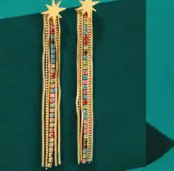 Shoppers Drug Mart Joe fresh star colour stone drop earrings offer