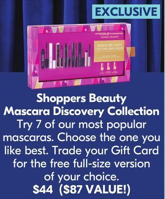 Shoppers Drug Mart Shoppers beauty mascara discovery collection offer