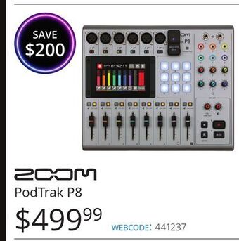 Vistek Zoom podtrak p8 offer