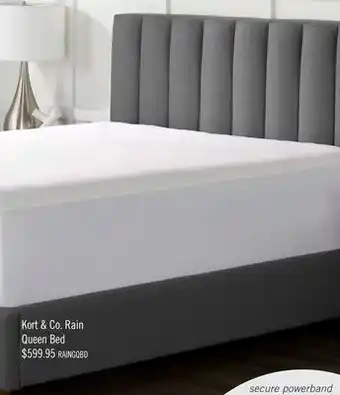 The Brick Kort & co. rain queen platform bed - grey offer