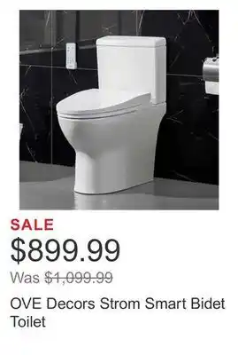 Costco Ove decors strom smart bidet toilet offer