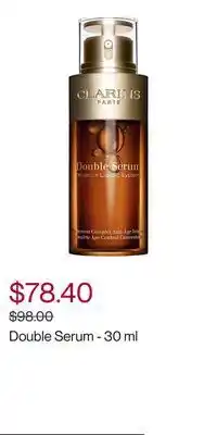 Hudson's Bay Double serum - 30 ml offer