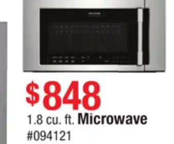 Bad Boy Superstore Frigidaire professional 1.8 cu. ft. microwave offer
