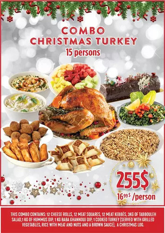 Marché Adonis Combo christmas turkey offer