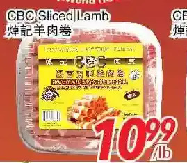 Foody World Cbc sliced lamb offer