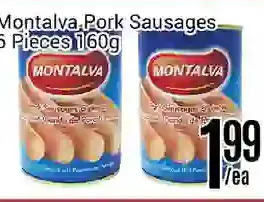 Nations Fresh Foods Montalva pork sausages offer