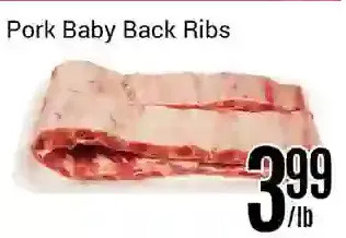Nations Fresh Foods Pork baby back ribs offer