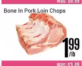 Nations Fresh Foods Bone in pork loin chops offer