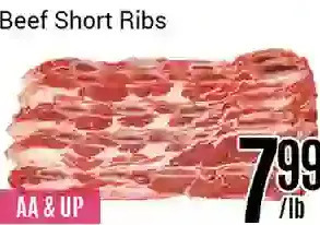 Nations Fresh Foods Beef short ribs offer