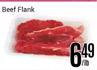 Nations Fresh Foods Beef flank offer