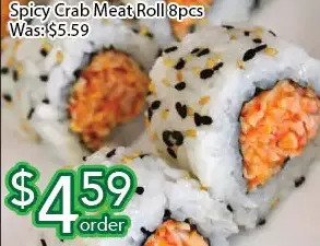 Ample Food Market Spicy crab meat roll offer