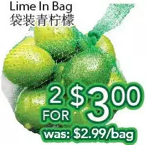 Ample Food Market Lime in bag offer