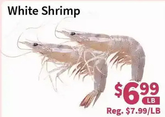 Blue Sky Supermarket White shrimp offer