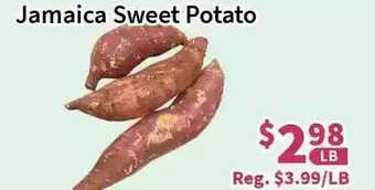 Blue Sky Supermarket Jamaica sweet potato offer
