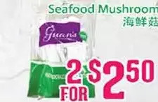 Grant's Foodmart Seafood mushroom offer