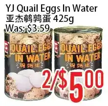 Bestco Food Mart Yj quail eggs in water offer