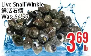 Bestco Food Mart Live snail winkle offer