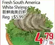 Hong Tai Supermarket Fresh south america white shrimp offer