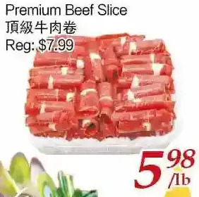 Tone Tai Supermarket Premium beef slice offer
