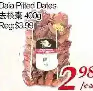 Tone Tai Supermarket Daia pitted dates offer
