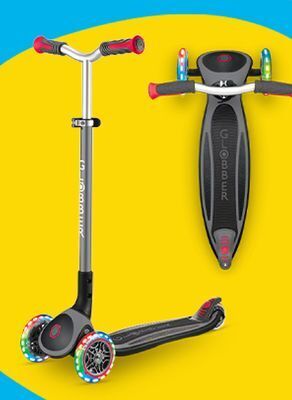 Mastermind Toys Globber master lights black-red scooter offer