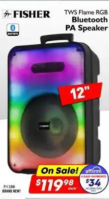 Factory Direct Fisher tws flame rgb bluetooth pa speaker offer
