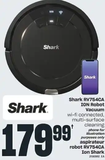 Atlantic Superstore Shark RV754CA ION Robot Vacuum offer