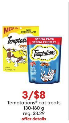 Petsmart Temptations® cat treats offer