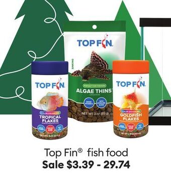 Petsmart Top fin® fish food offer