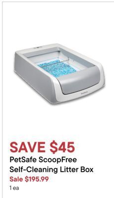 Petvalu Petsafe scoopfree self-cleaning litter box offer