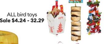 Petsmart All bird toys offer