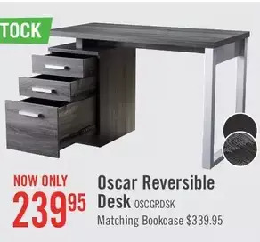 The Brick Oscar reversible desk | bookcase offer